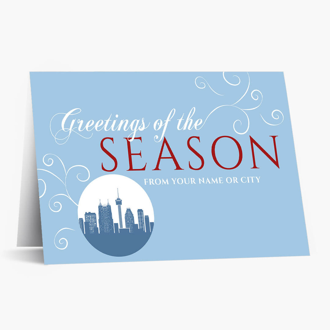 A San Antonio Greeting Christmas Card