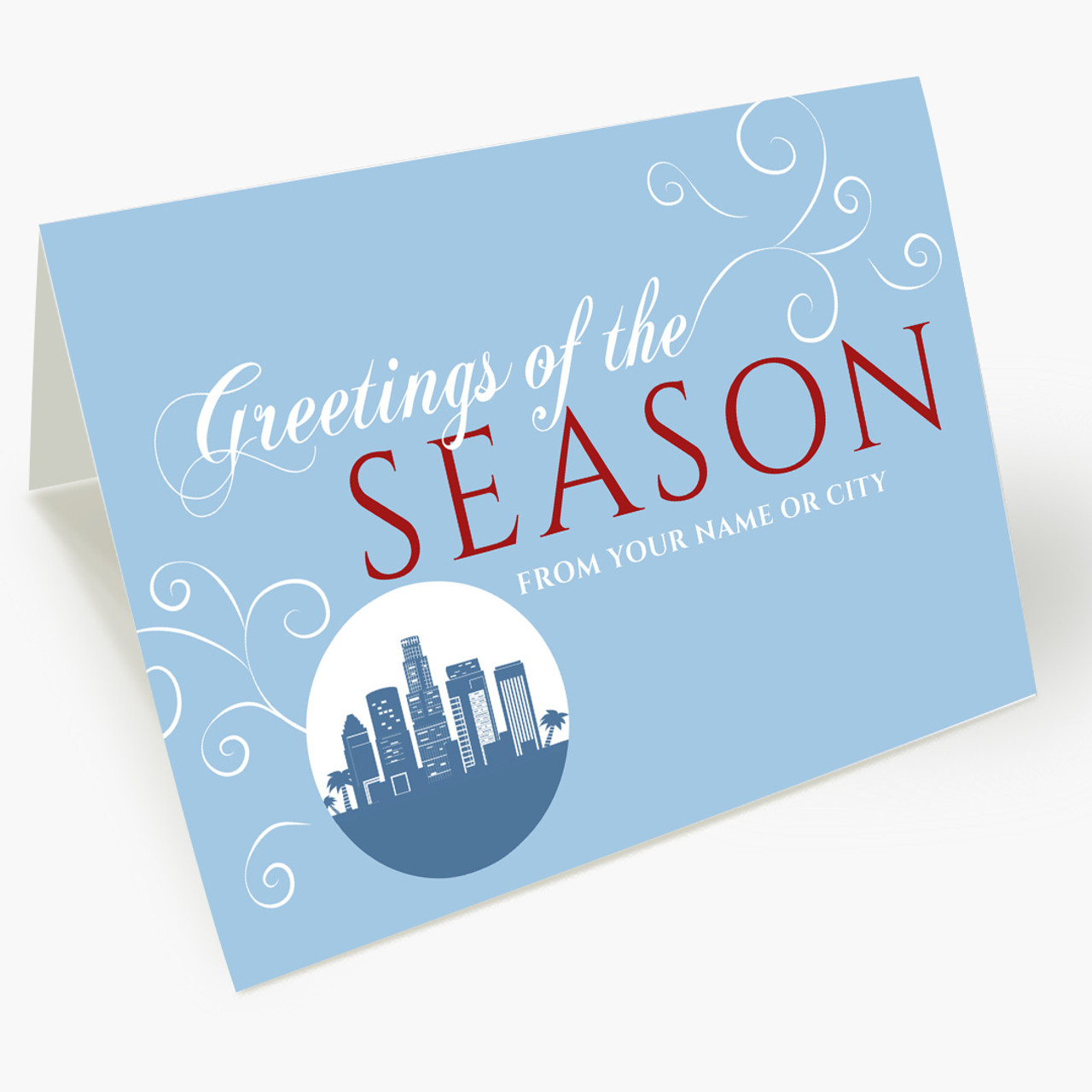 A Los Angeles Greeting Christmas Card