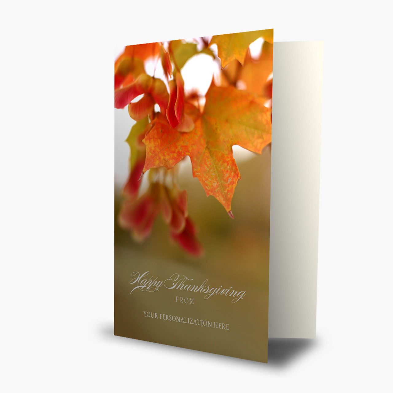 Autumn's Warmth Thanksgiving Card