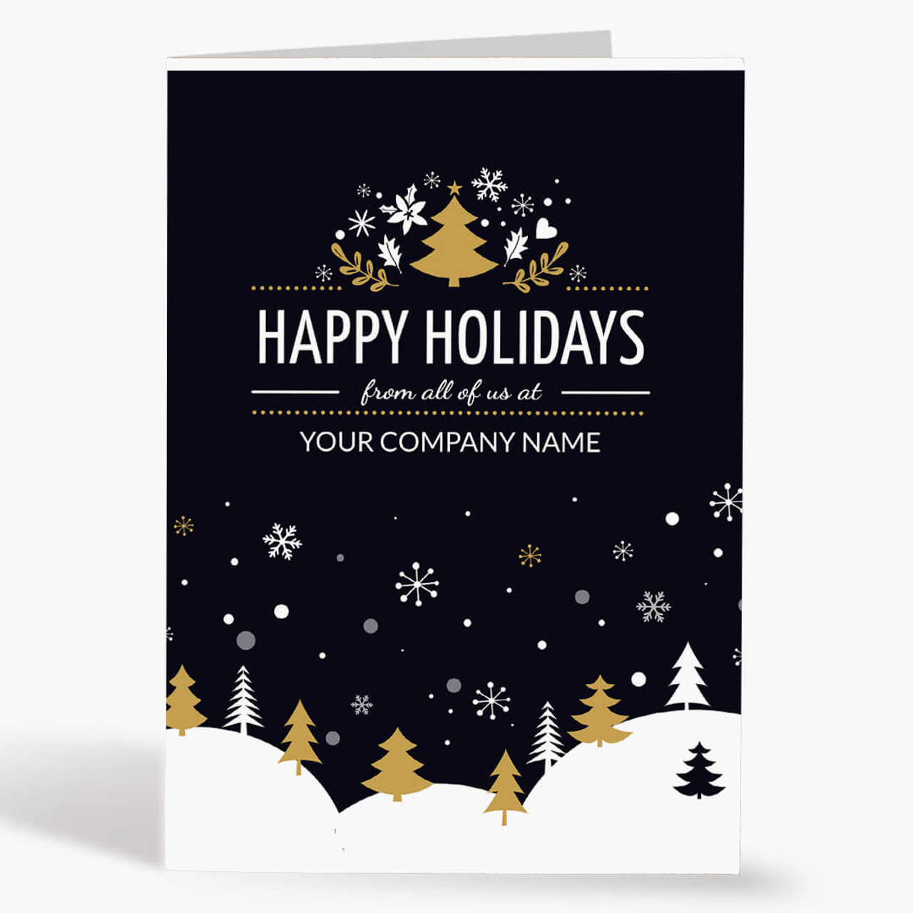 A Winter Greeting Christmas Card