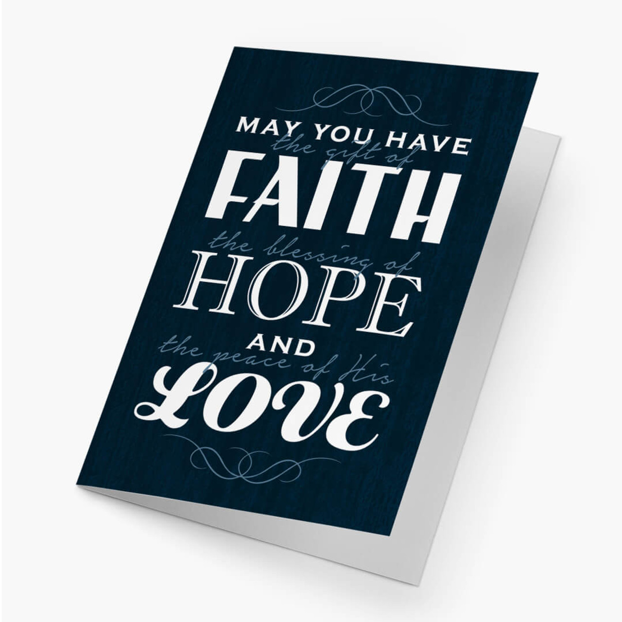 Gift Of Faith Christmas Card