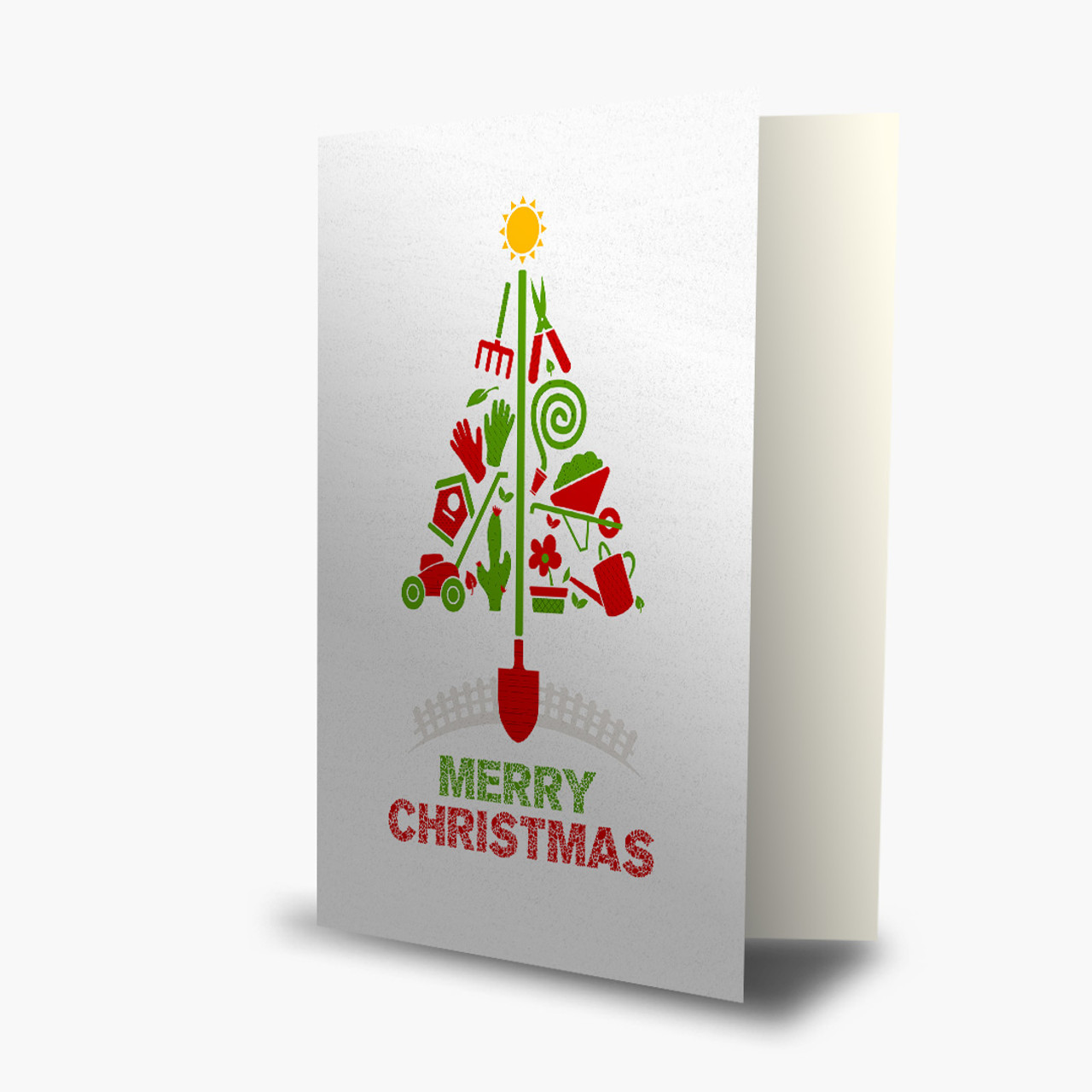 Landscaping Tree Christmas Card