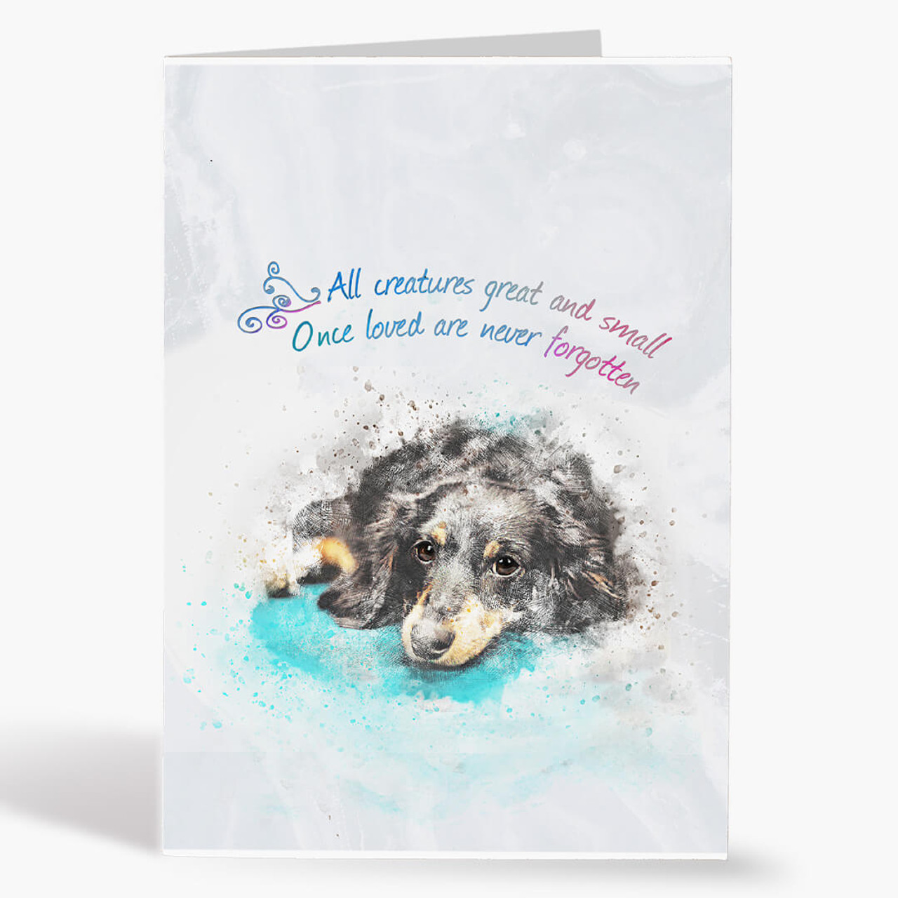 Watercolor Dog Sympathy