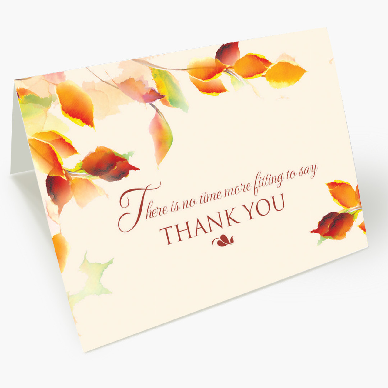 1640 polka dot & kwan craft leaves/ thank u card