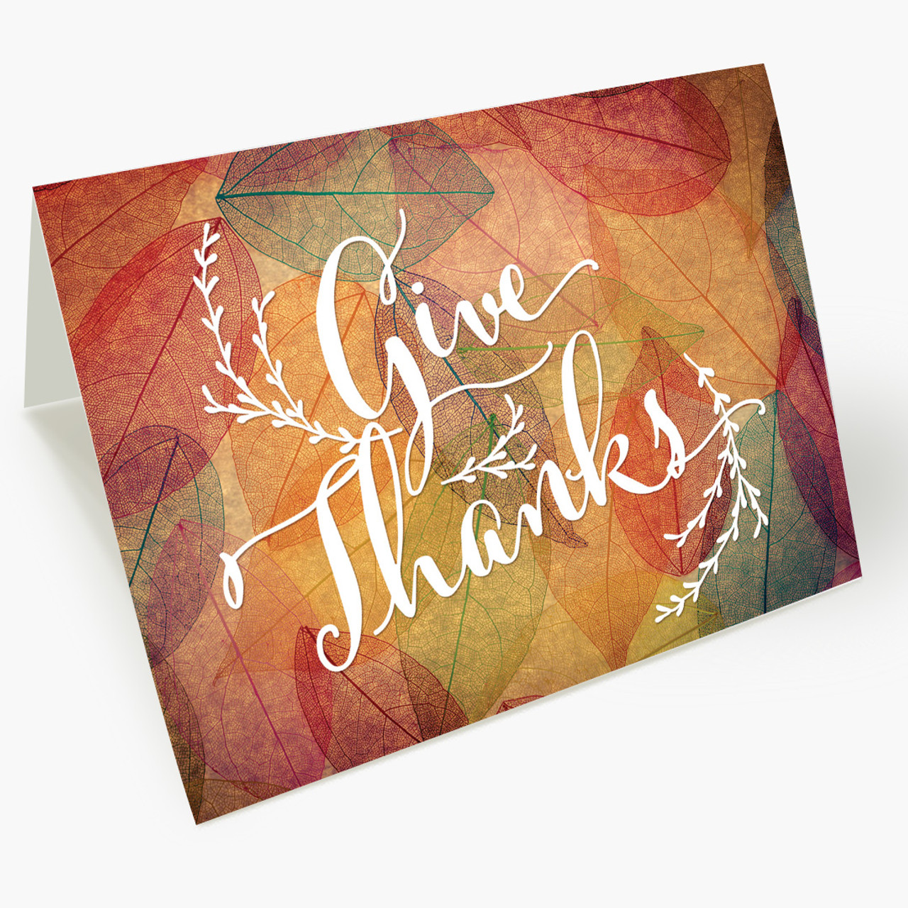 Colorful Array of Thanks Thanksgiving Card