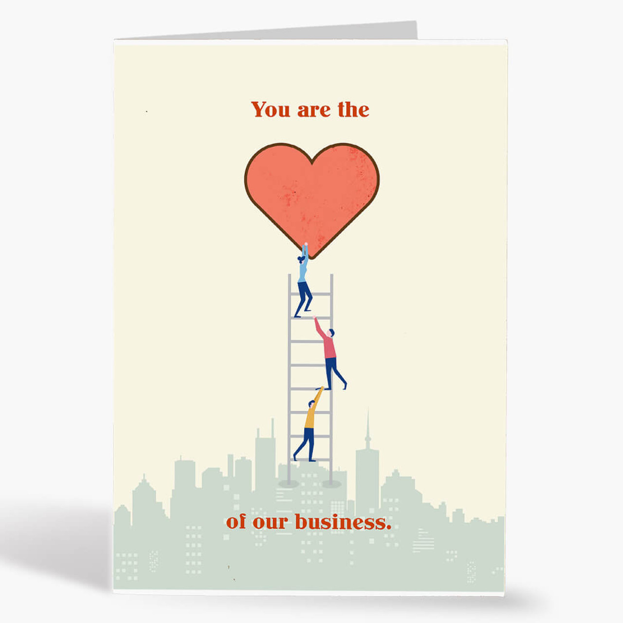 Heart of the Business Valentine's Card