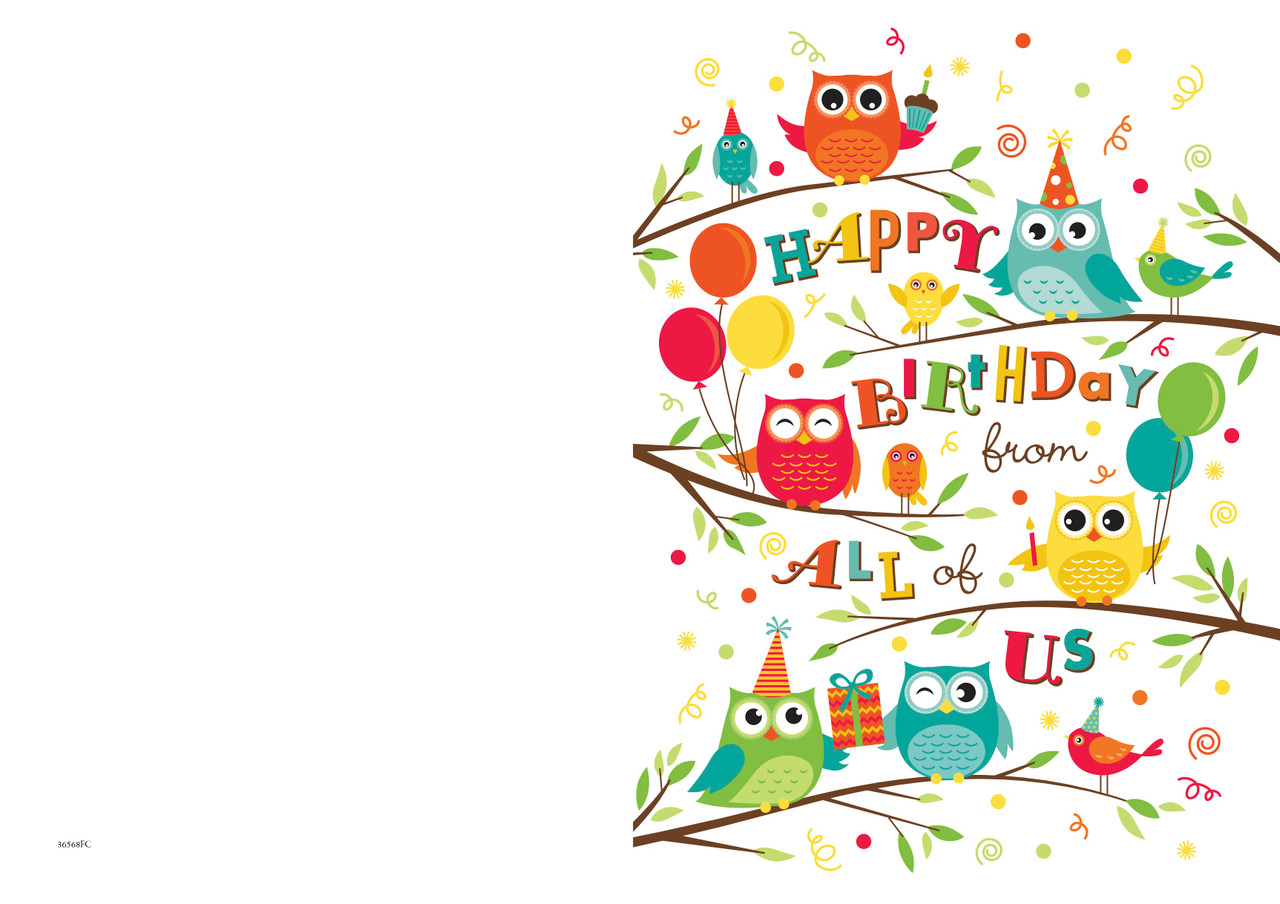 Owl-trageous Greeting Birthday Card