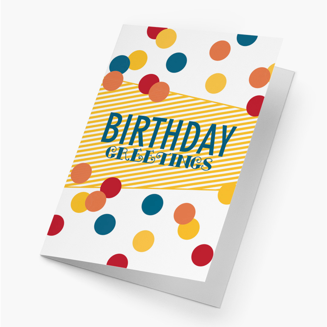 Patterned Birthday Card