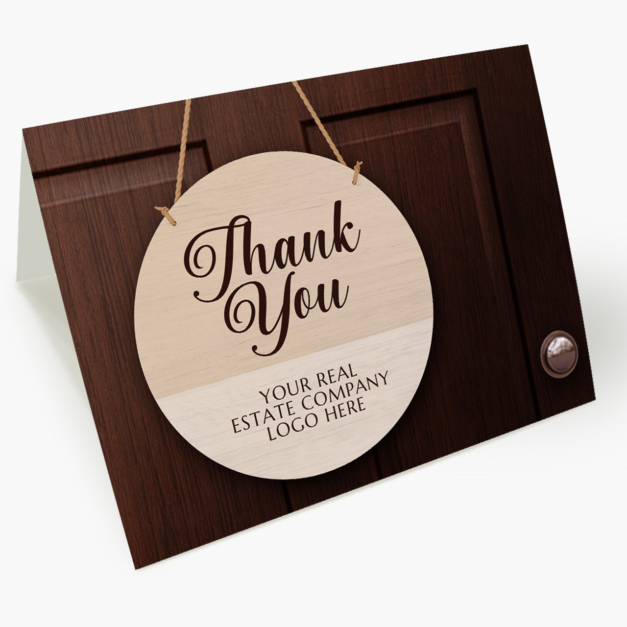 Door Sign Logo Thank You Card