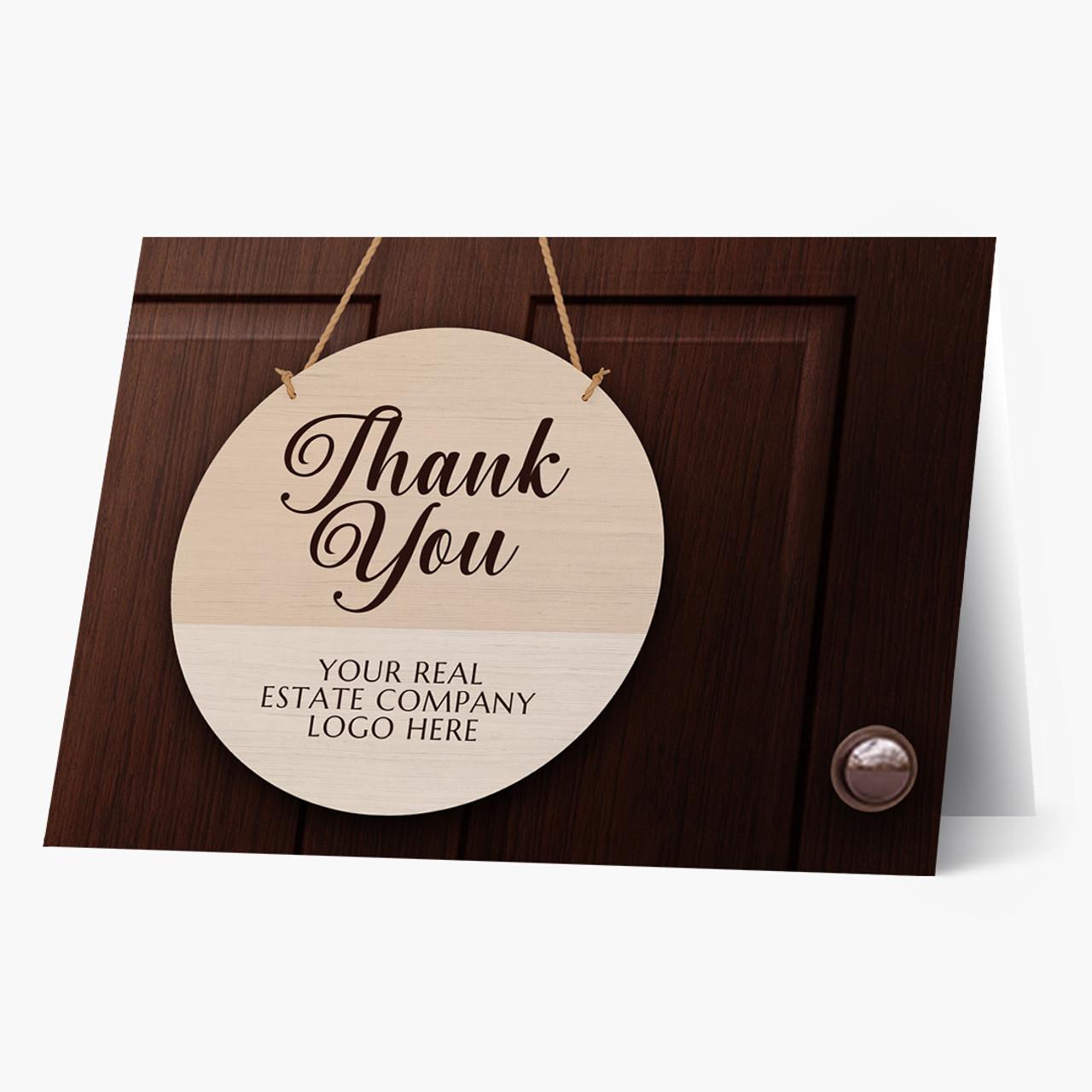 Door Sign Logo Thank You Card