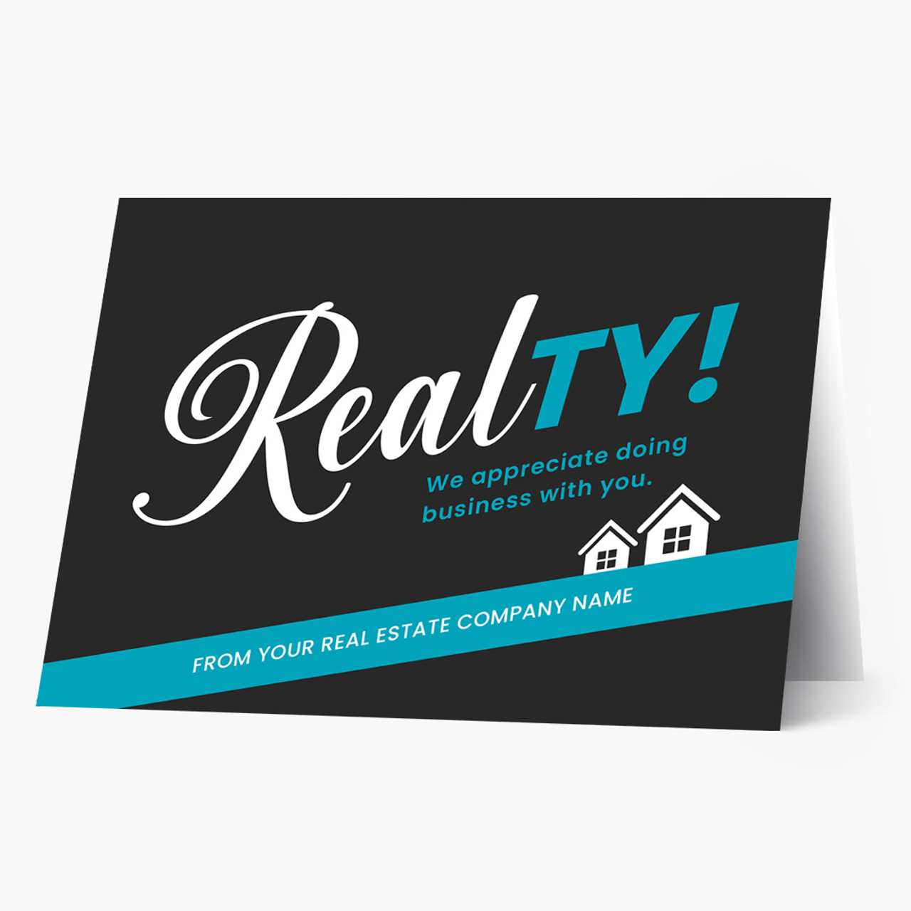 RealTY Blue Thank You Card