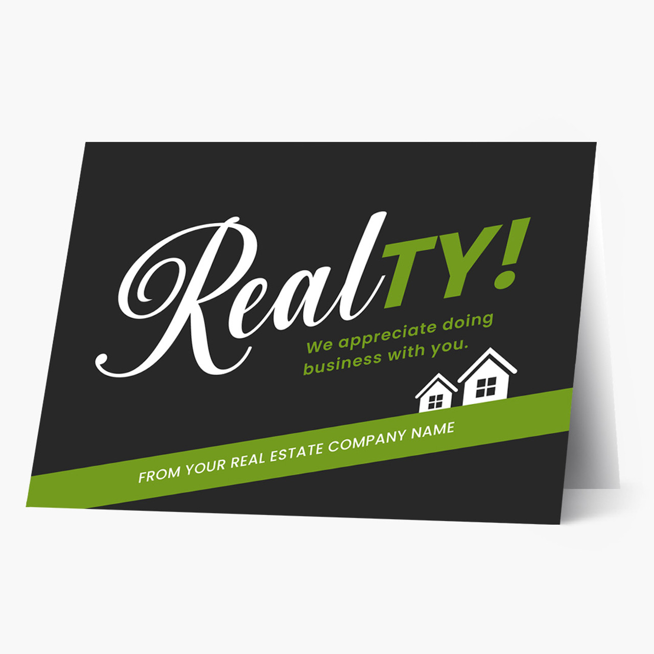 RealTY Green Thank You Card