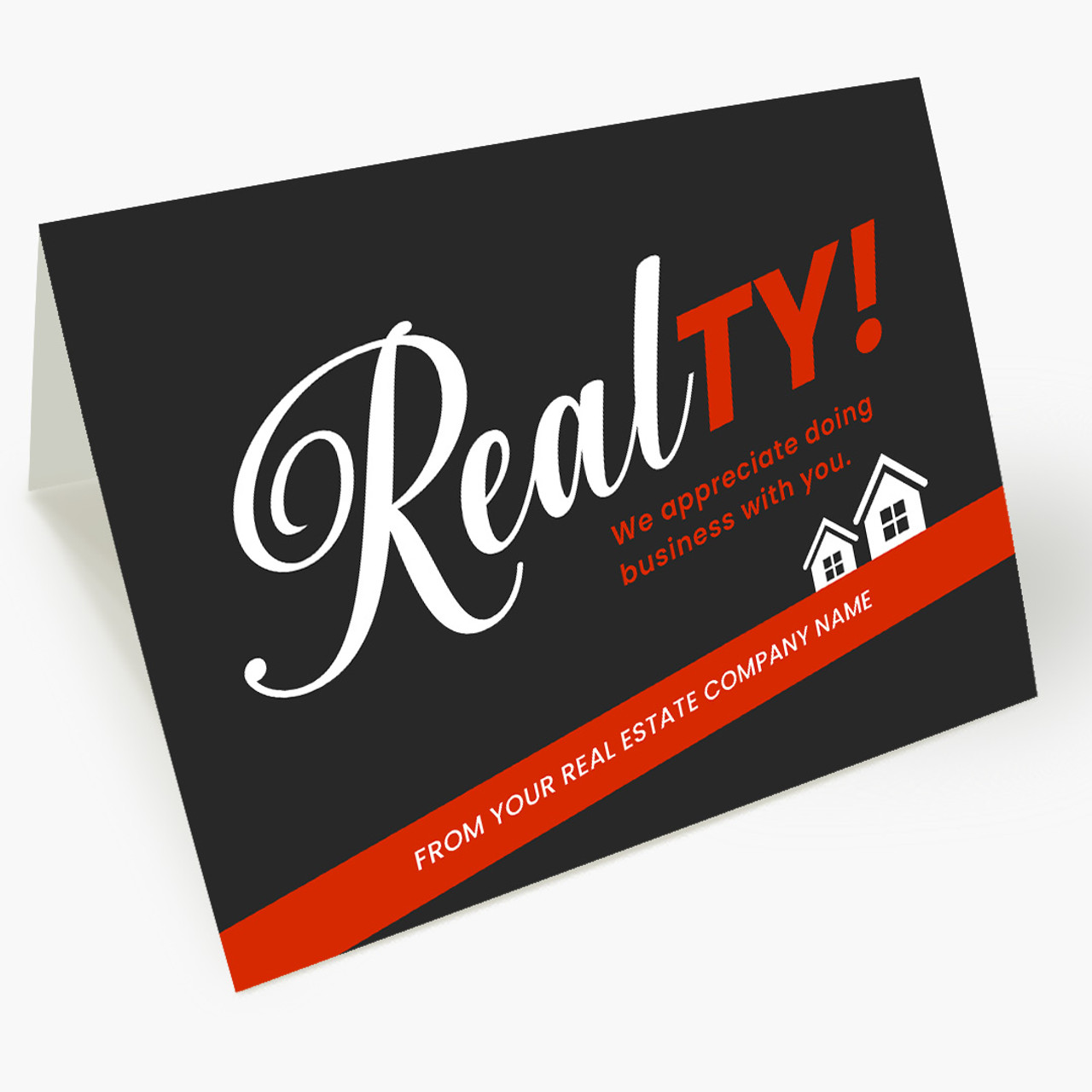 RealTY Red Thank You Card