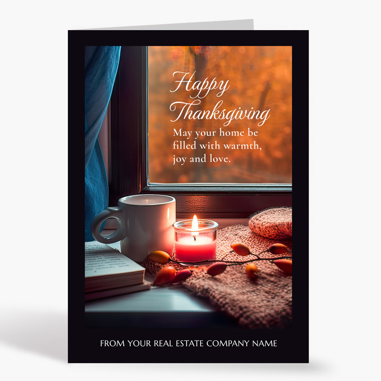 Autumn Window Thanksgiving Card