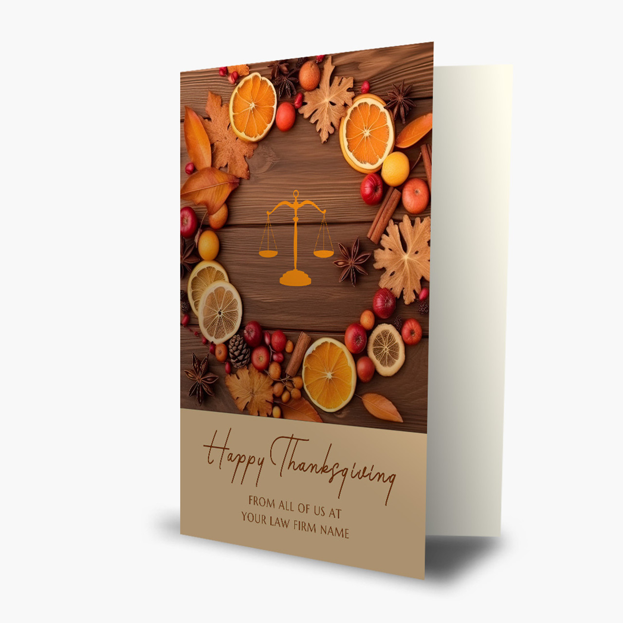 Legal Wreath Thanksgiving Card