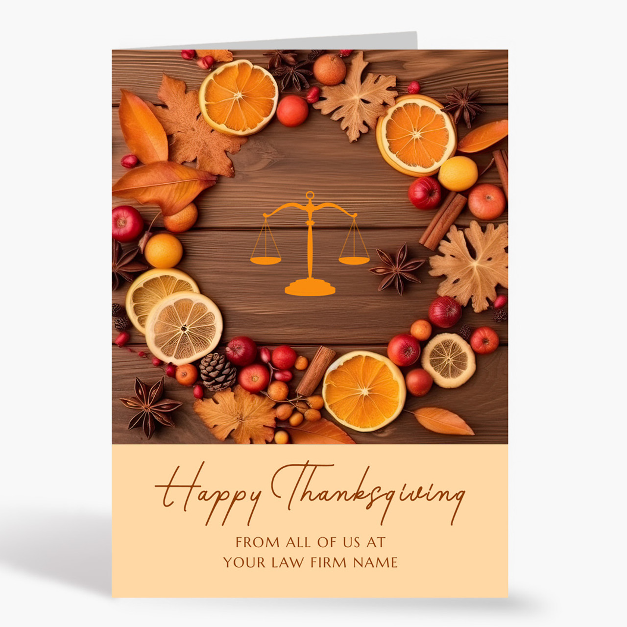 Legal Wreath Thanksgiving Card