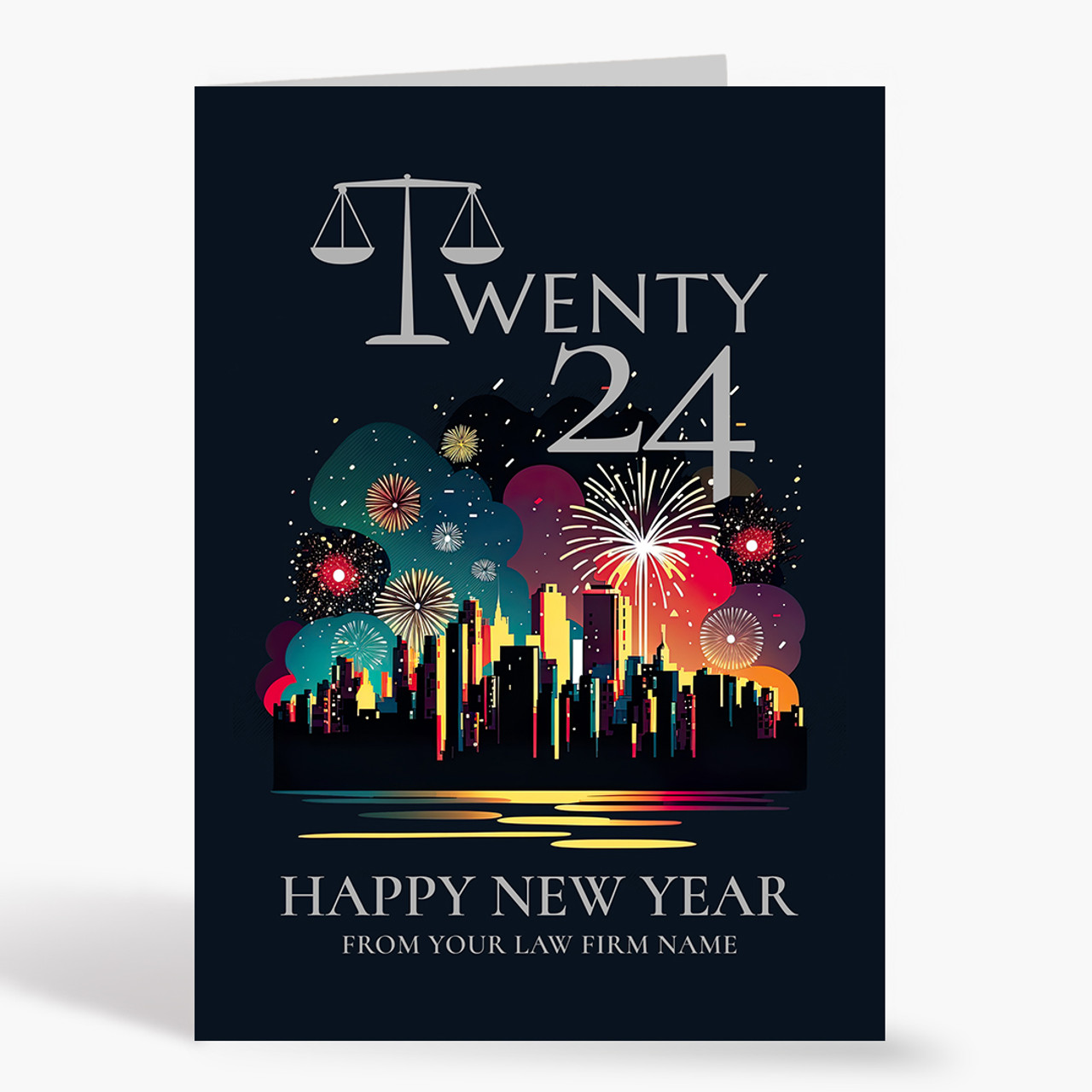 2024 Lawyer Scales New Year Card