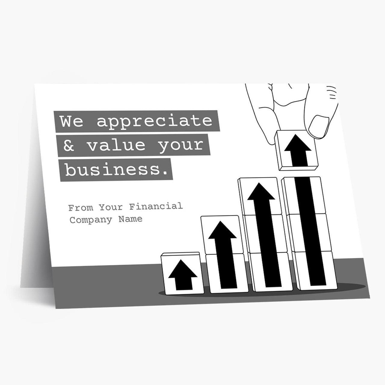 Appreciation Stacking Thank You Card