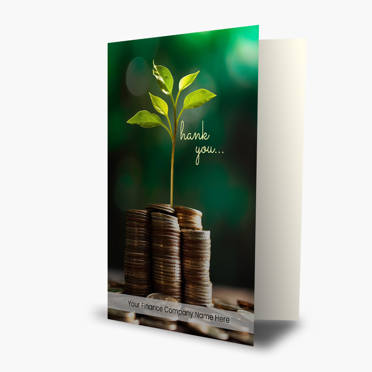 Financial Growth Thank You Card