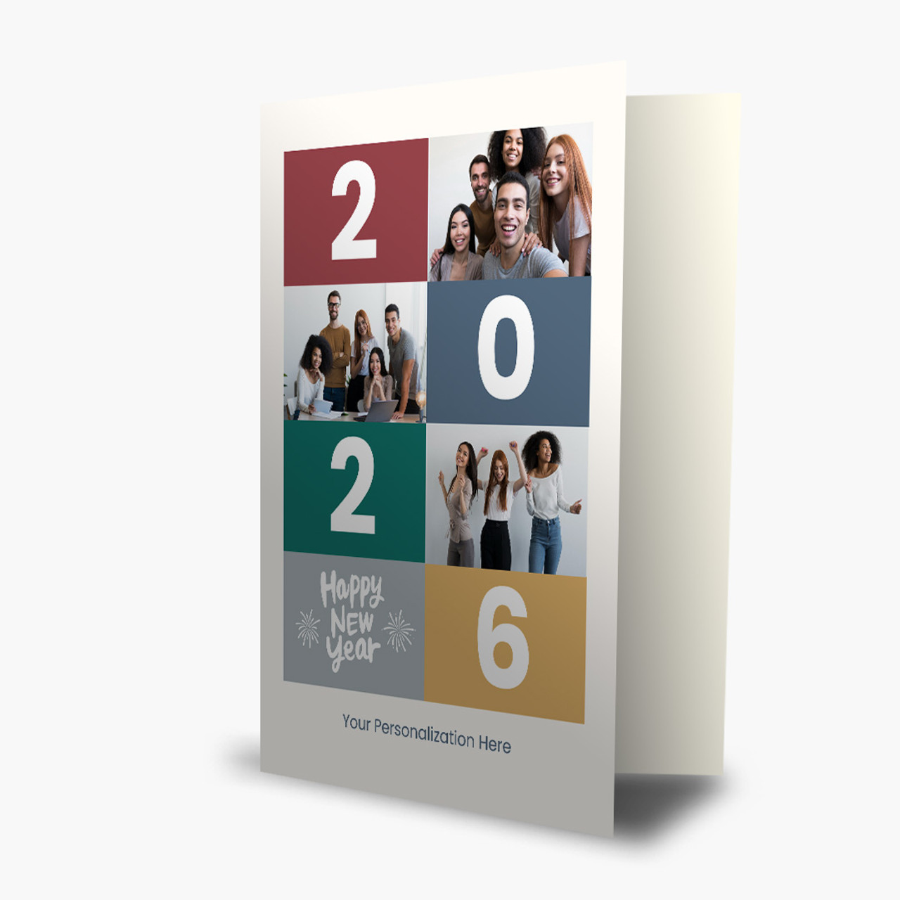 A Colorful Year Photo Card