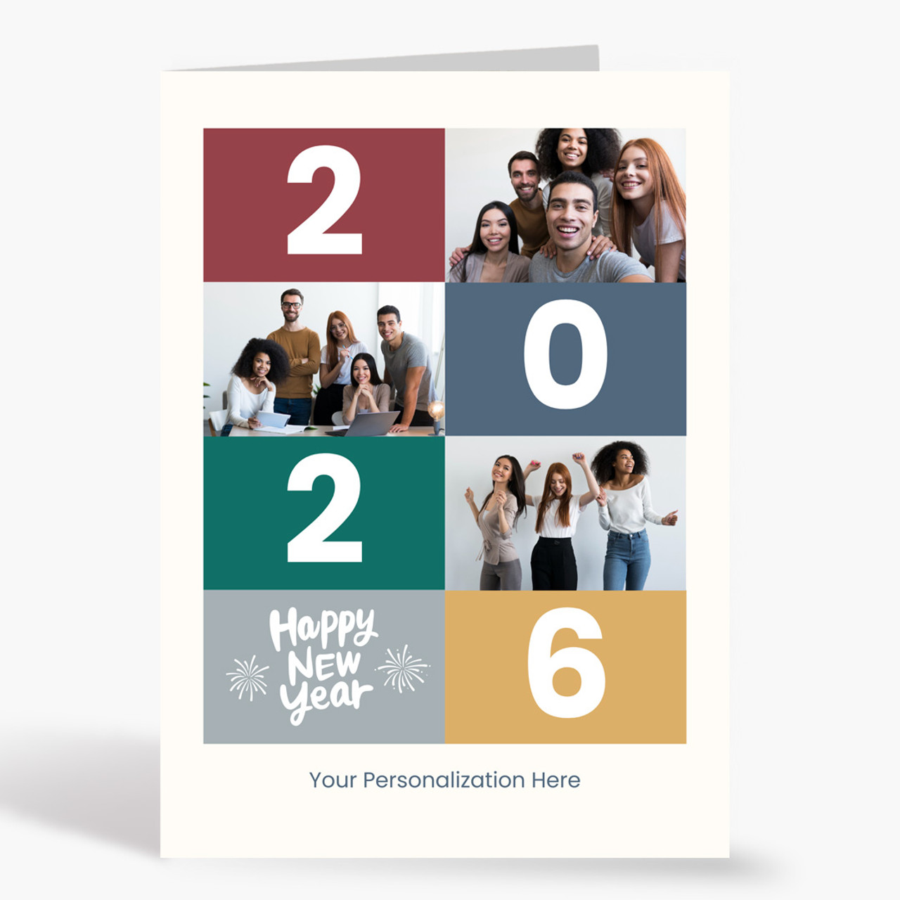 A Colorful Year Photo Card