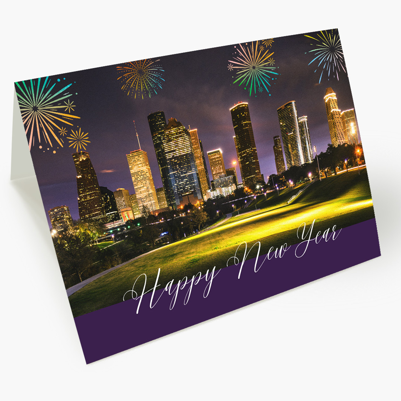 New Year Cityscape Radiance - Houston