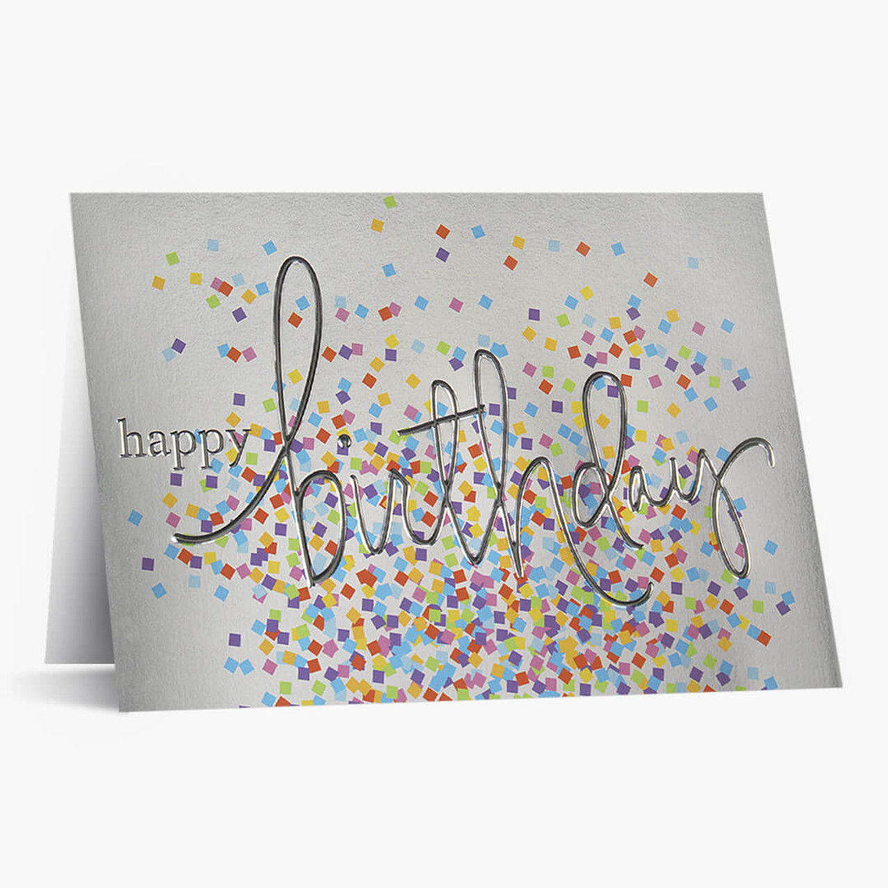 Colorful Confetti Birthday Card