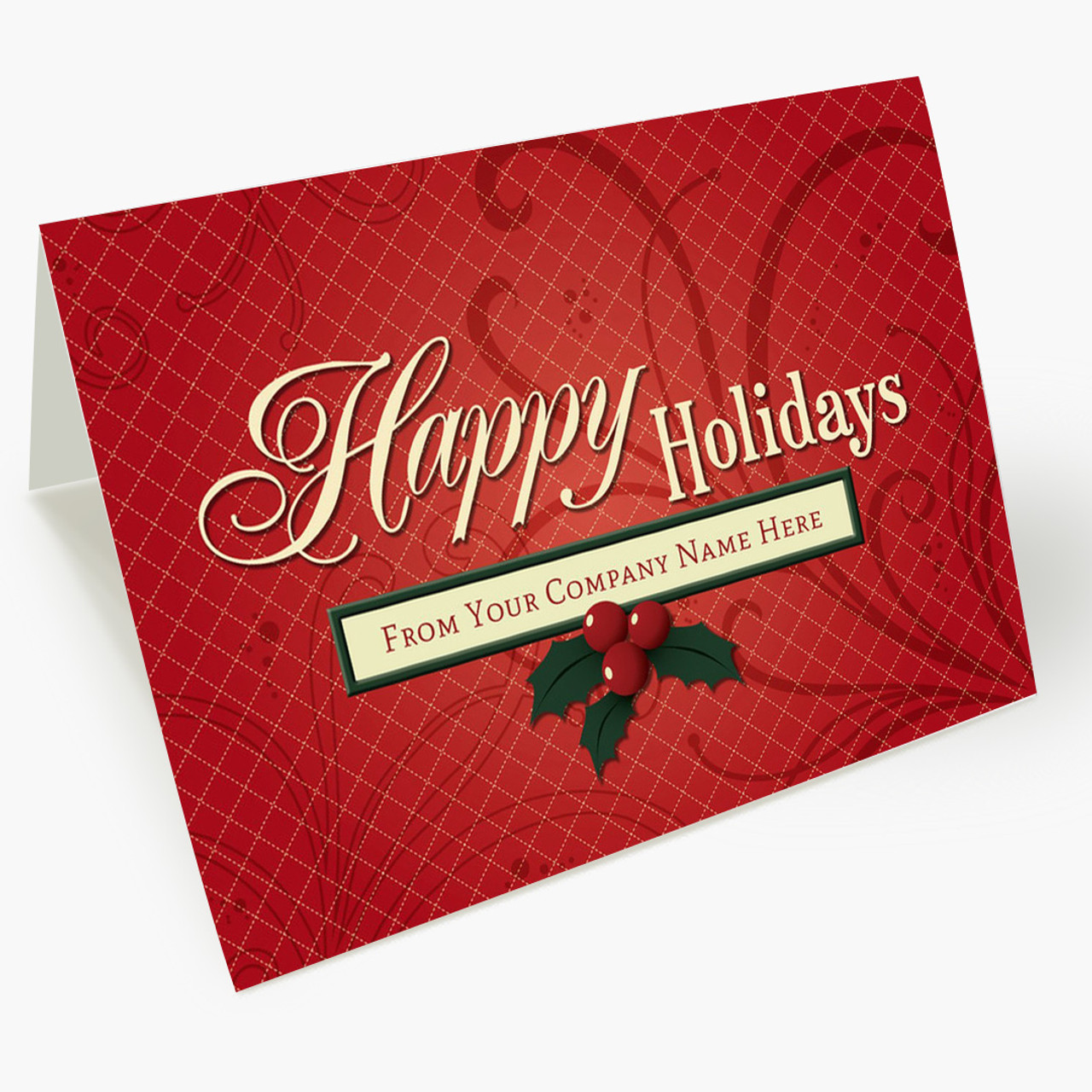 Personalized Greetings Christmas Card