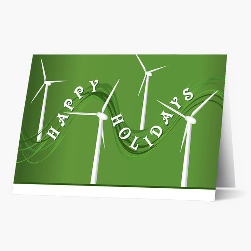Windy Power Christmas Card
