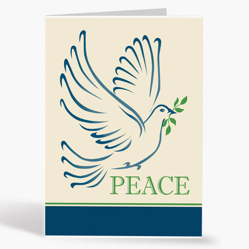 Peaceful Greeting Christmas Card