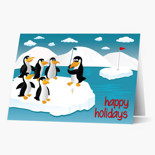 Challenging Hole Christmas Card