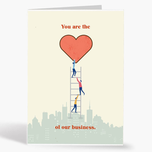 Heart of the Business Valentine's Card