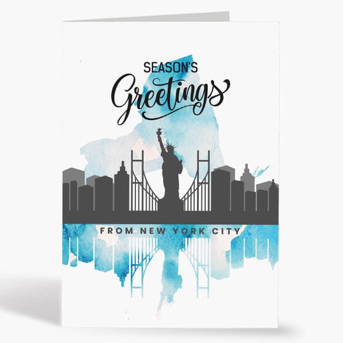 New York Season's Greetings Christmas Card