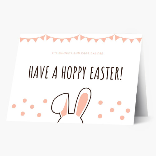  Bunny Ears Easter Card
