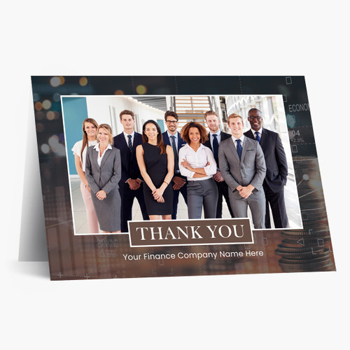 Finance Thank You Photo Card