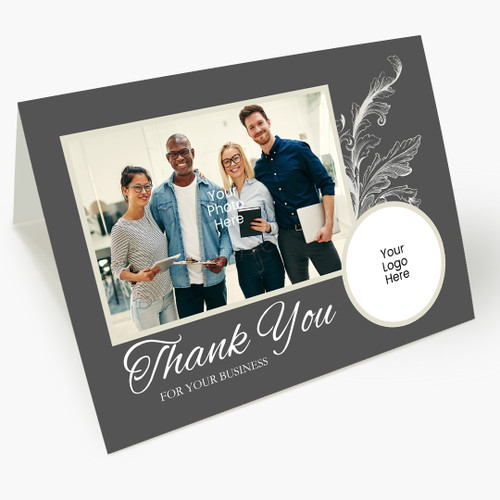 Flourish Business Photo and Logo Card