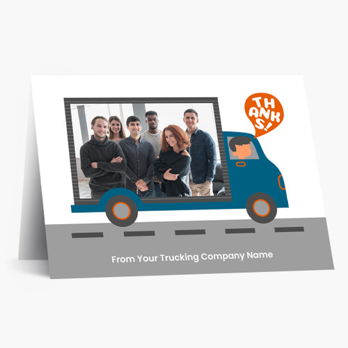 Trucking Thank You Photo Card