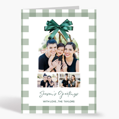Season's Bell Holiday Photo Card