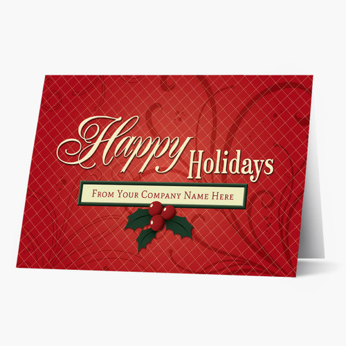 Personalized Greetings Christmas Card