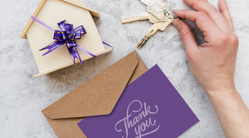 Custom Real Estate Thank You Cards: Real Estate Marketing 2021