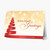 Red Ribbon Tree Christmas Card