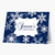 Beautiful Blue Snowflakes Christmas Card