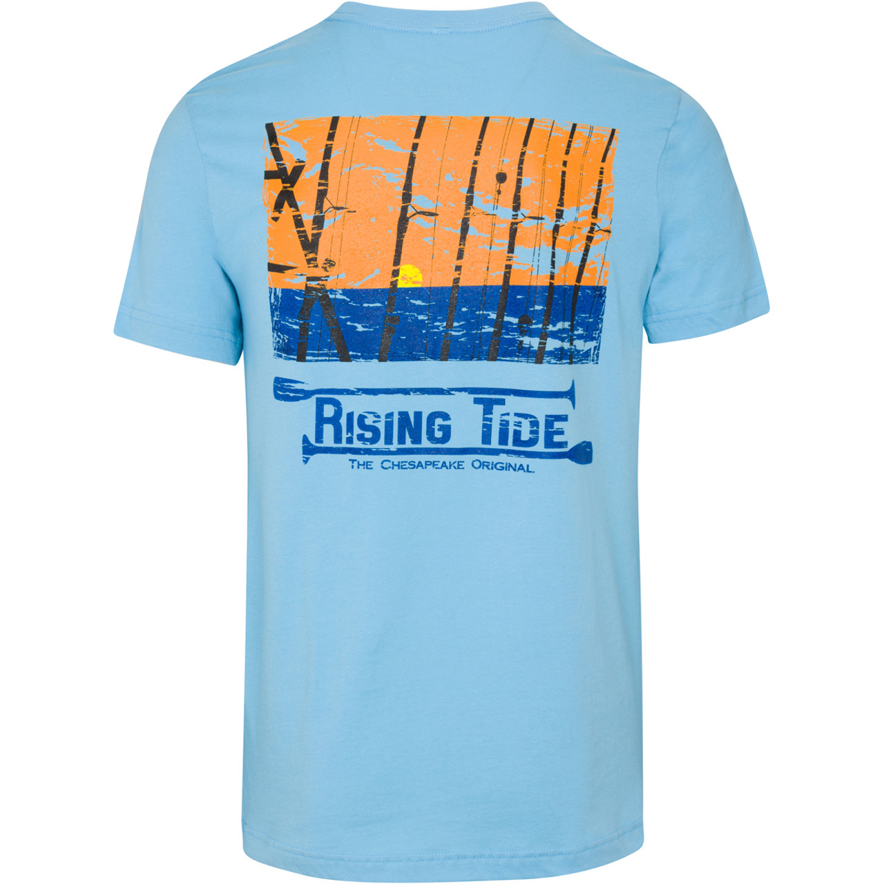 Rising Tide Oval Logo Tee - White - Rising Tide Style