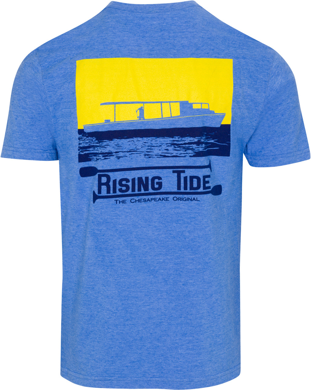 Classic Chesapeake Work Boat Tee - Heather Blue