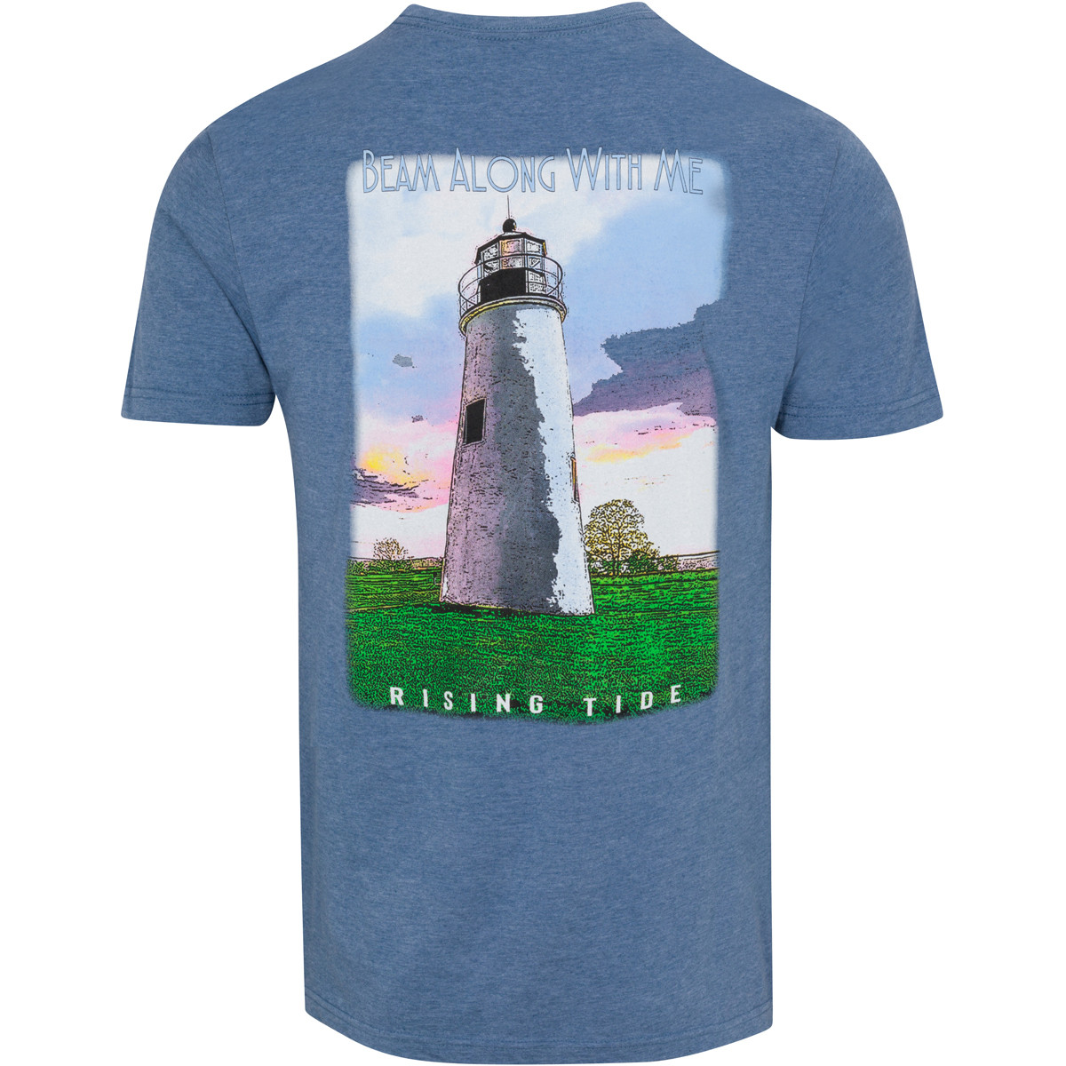 Beam Along With Me Tee - Heather Indigo 