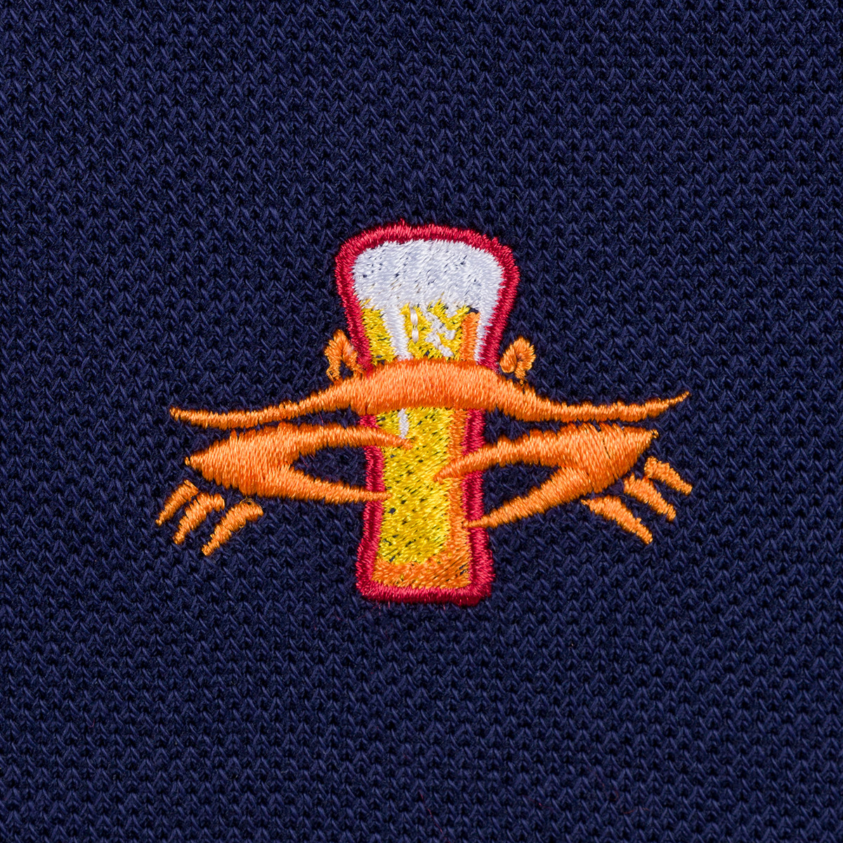 Crab & Beer Polo - Navy 
