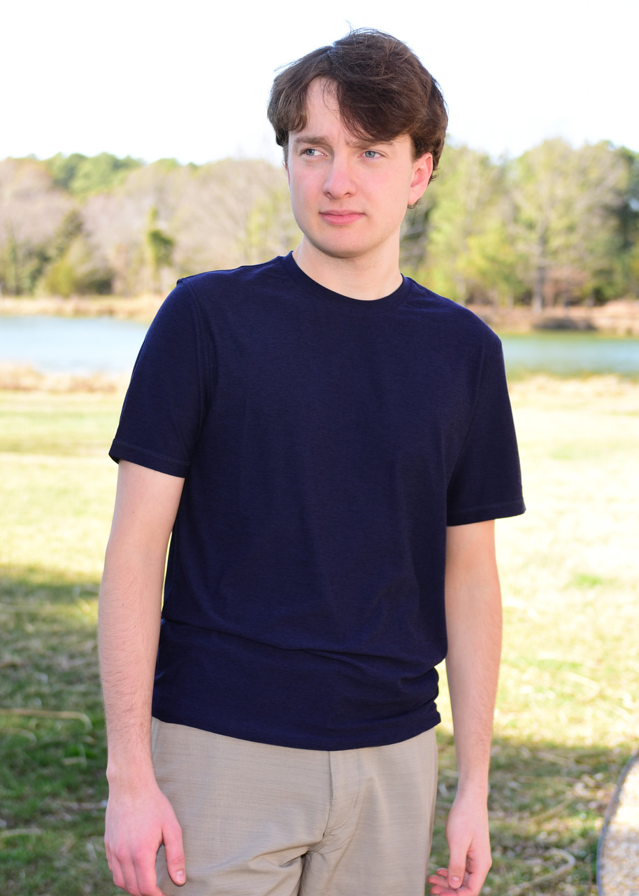 Performance SS Tech Tee-Navy