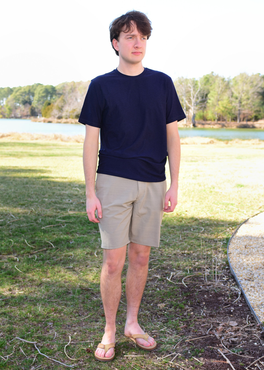 Rising Tide Hybrid Short- Taupe