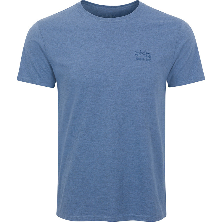 American Crab Tee- Denim Heather