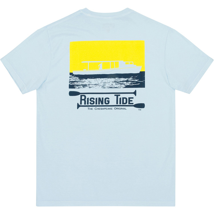 Classic Chesapeake Work Boat Tee- Chambray